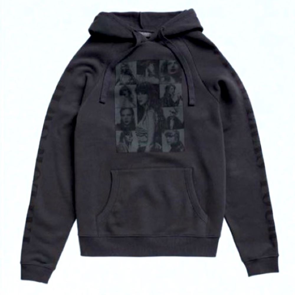 ❤️Taylor Swift The Eras Tour Stadium Exclusive Black Hoodie US Dates XS